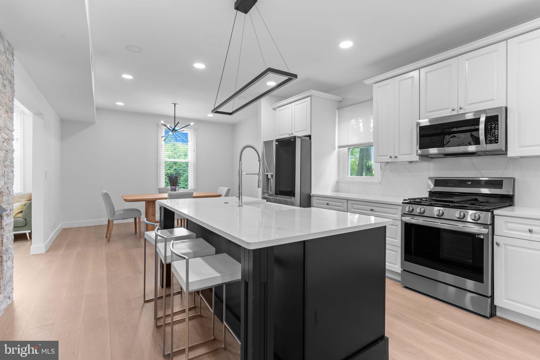 496 East King Road Malvern, PA 19355 - Photo 35 of 35 Sleek modern kitchen with elegant finishes.