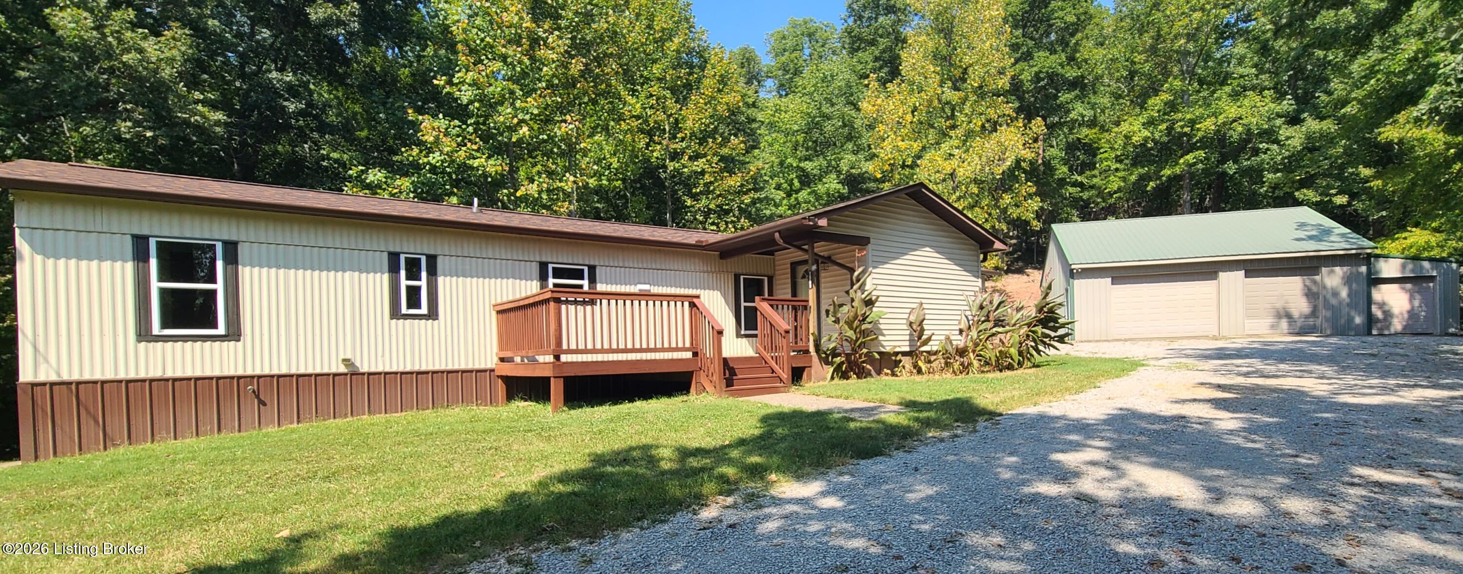 1580 Wilson Creek Road Boston, KY 40107 - Photo 1 of 54 Front of home and garage