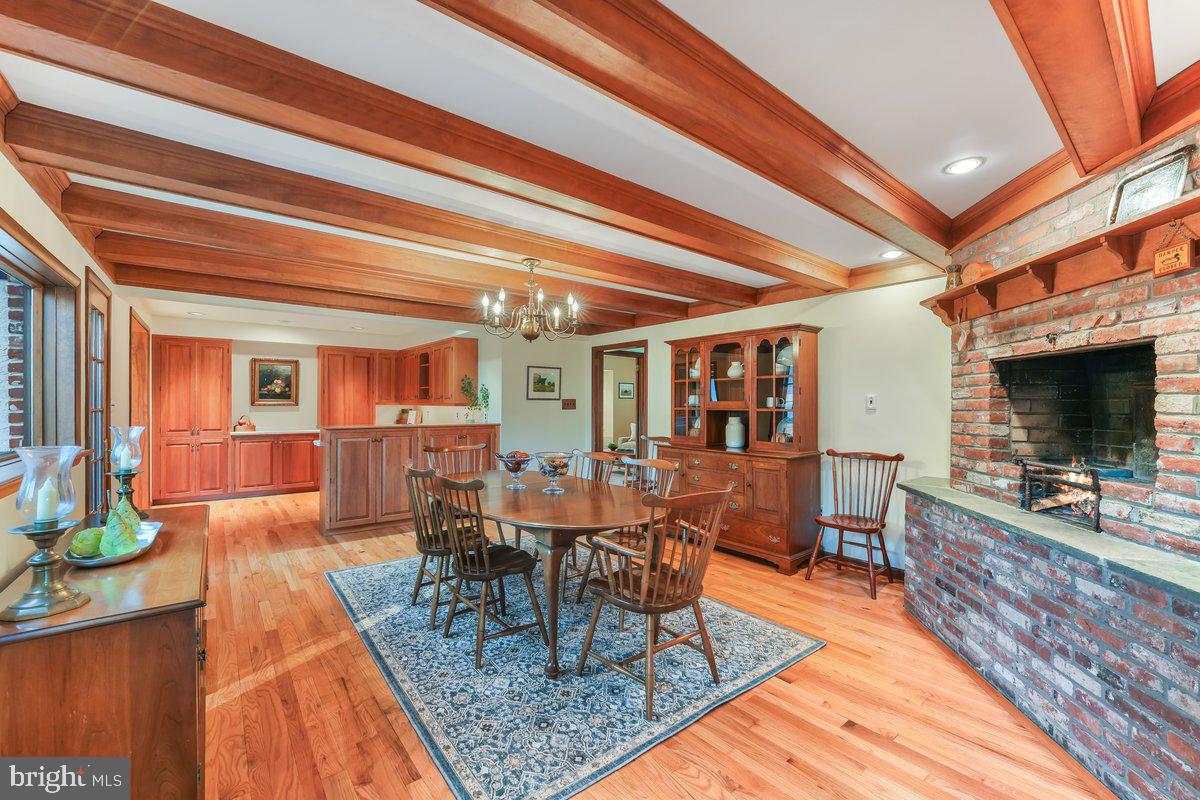 134 Lakeview Drive Media, PA 19063 - Photo 12 of 46 Dining Room with Fireplace