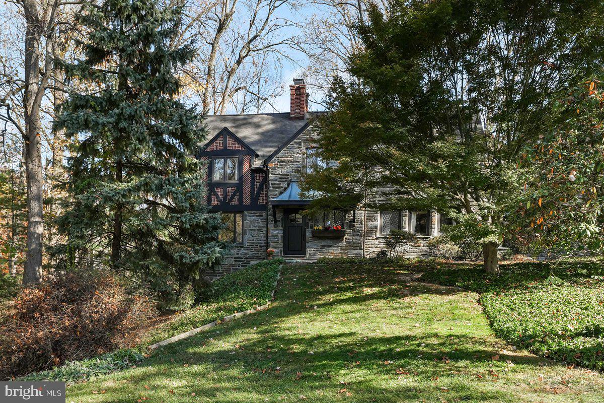 134 Lakeview Drive Media, PA 19063 - Photo 2 of 46 Tudor stone exterior front