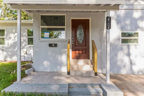 a view of a door front of a house