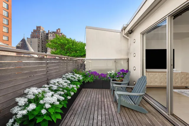 a view of outdoor seating area