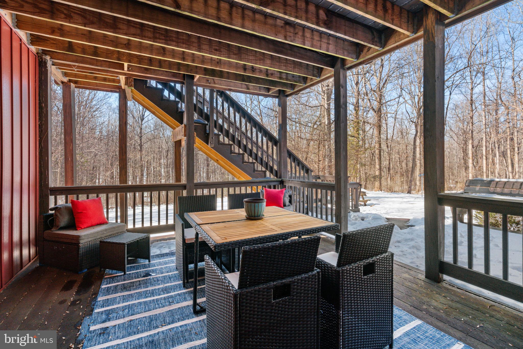 4257 Cabin Road Reva, VA 22735 - Photo 82 of 102 Covered porch off main level kitchen