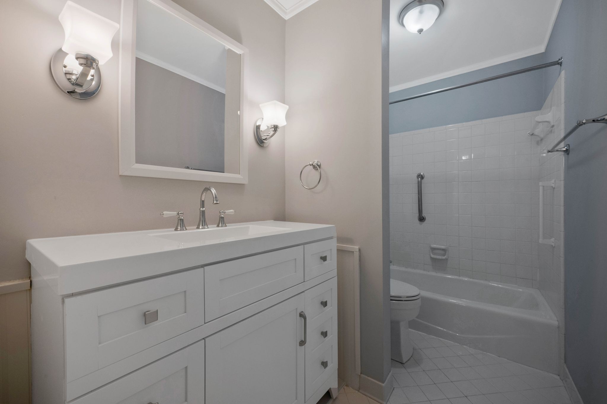 827 General George Patton Road Nashville, TN 37221 - Photo 17 of 26 a bathroom with a sink a toilet and shower