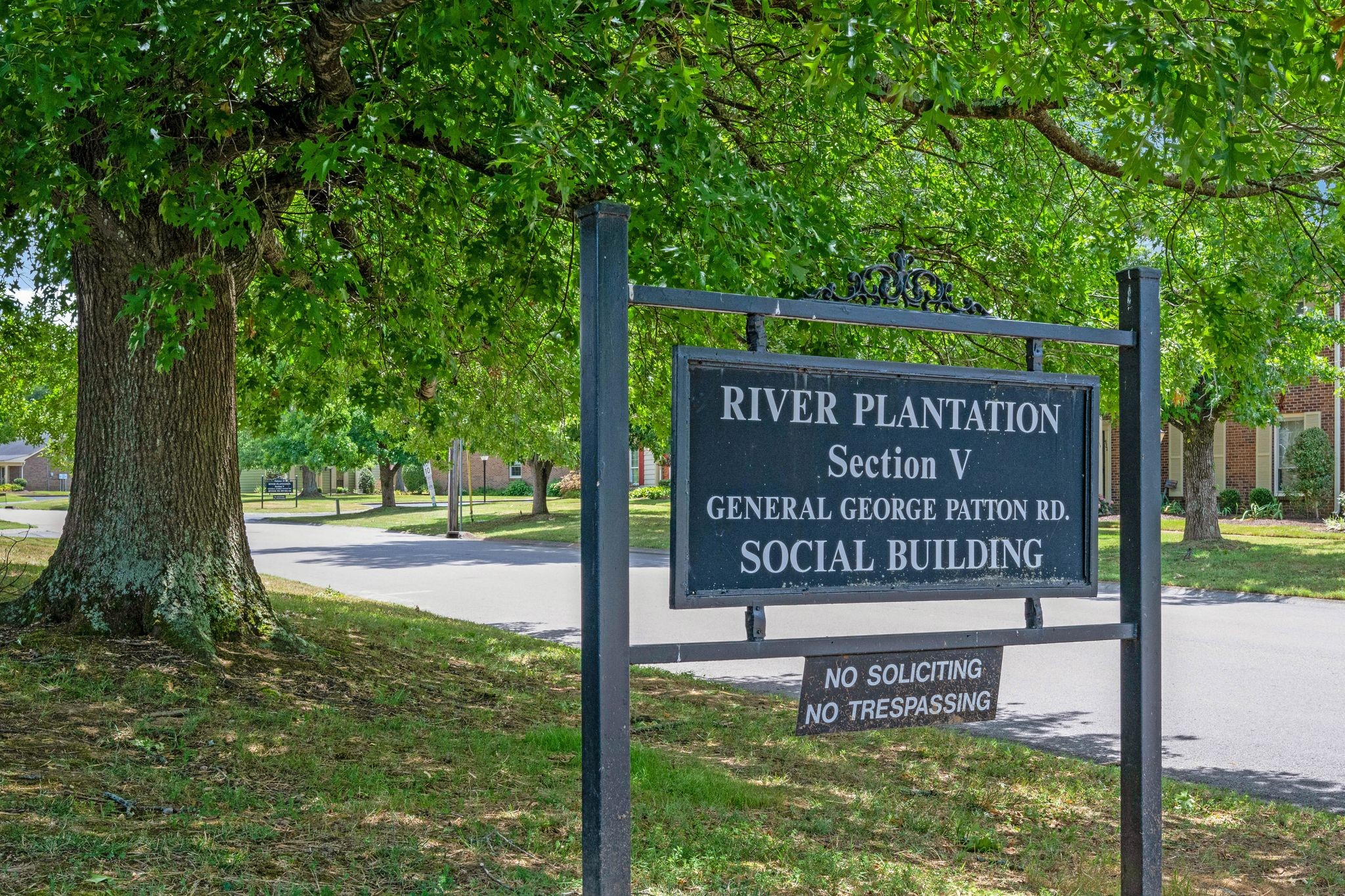 827 General George Patton Road Nashville, TN 37221 - Photo 24 of 26 a sign on the side of the tree