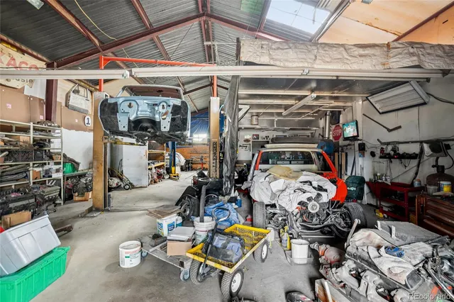 a view of a storage room with a lot of stuff