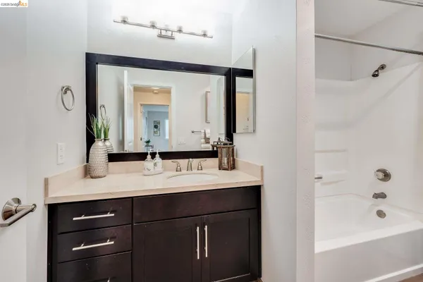 a view of a building with a swimming pool