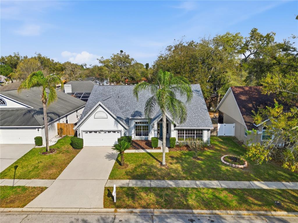 front view of house with a yard