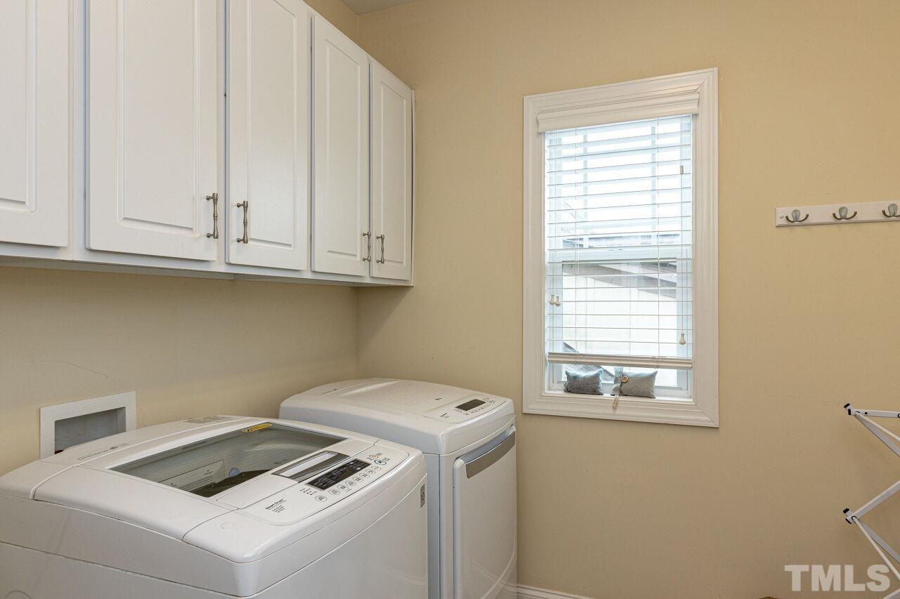 1536 Rodessa Run Raleigh, NC 27607 - Photo 35 of 53 a utility room with dryer and washer