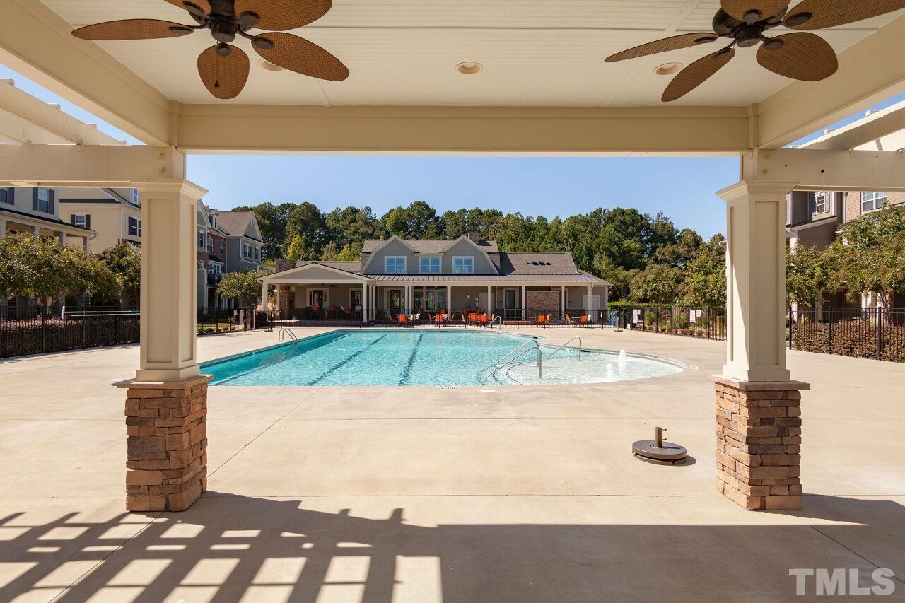 1536 Rodessa Run Raleigh, NC 27607 - Photo 45 of 53 a view of a house with a swimming pool