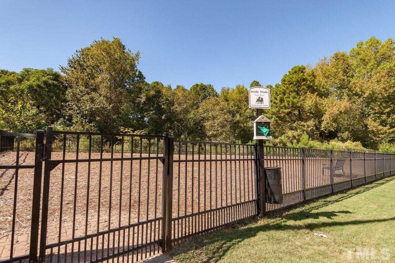 1536 Rodessa Run Raleigh, NC 27607 - Photo 52 of 53 a view of a wrought iron fences in front of house