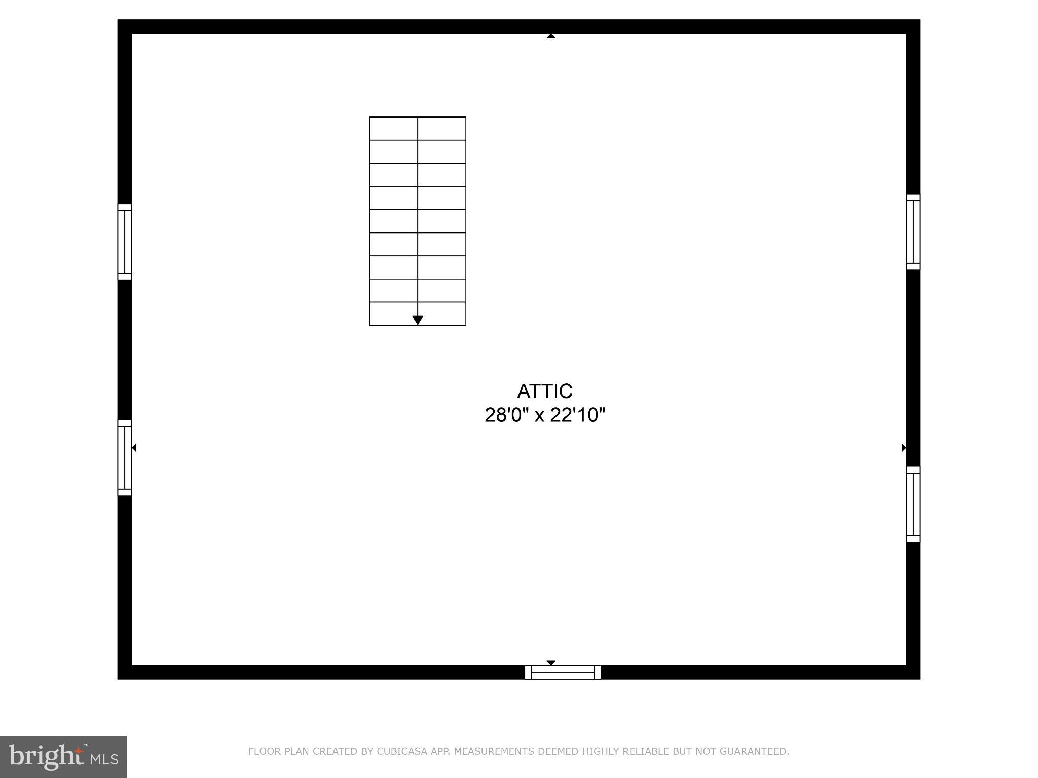 307 West Front Street Lewisberry, PA 17339 - Photo 42 of 44 Spacious attic layout for endless possibilities.