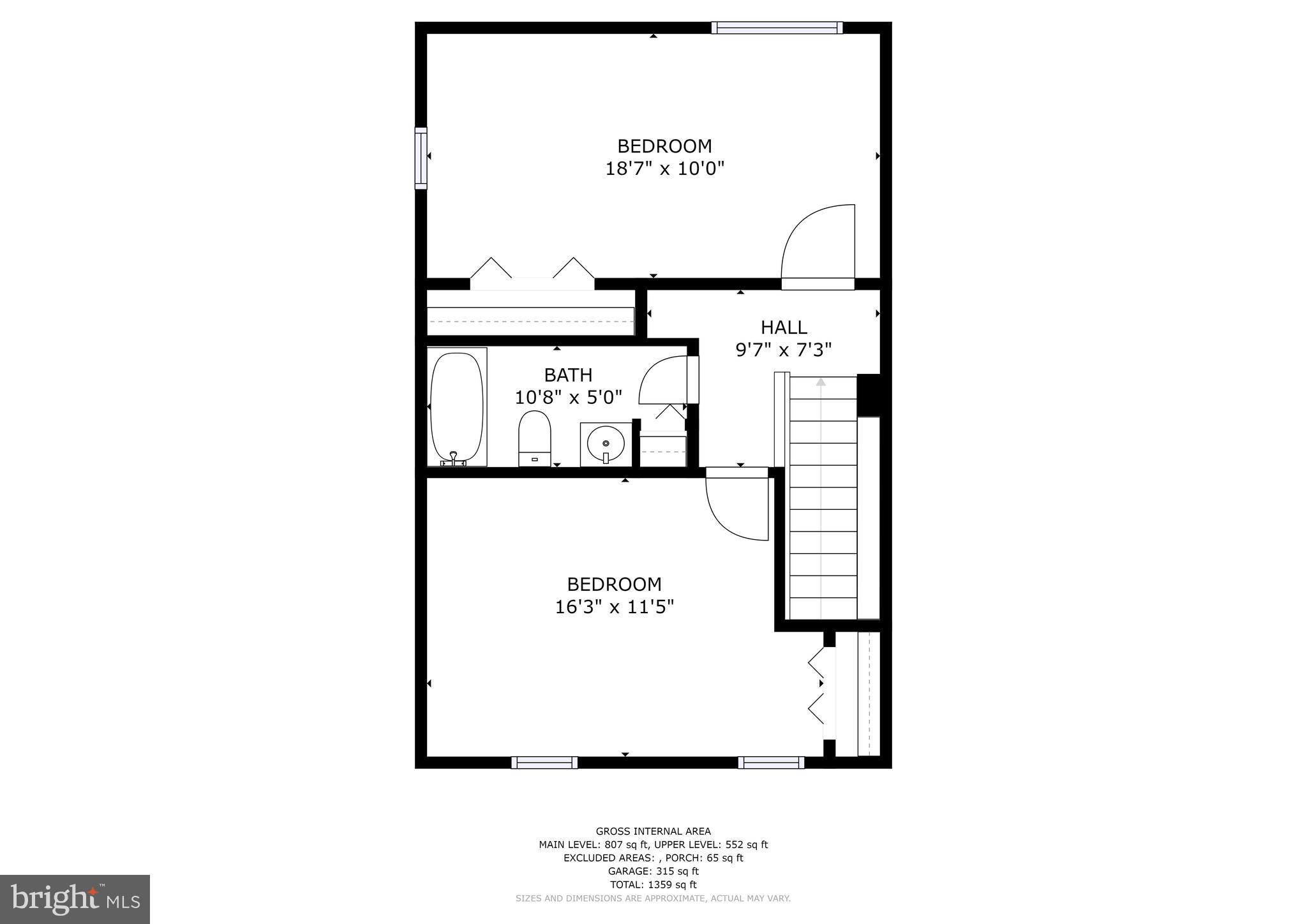 9 Port Royal Road Ocean View, DE 19970 - Photo 23 of 29 Upper Level Floor Plan