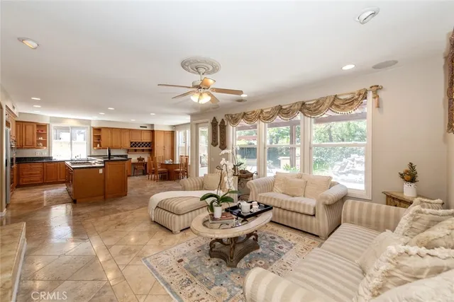 a view of a workspace with furniture