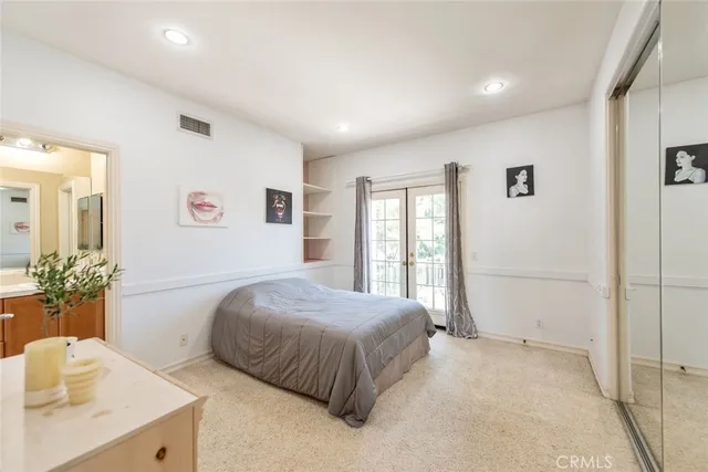 a view of a garden with a patio