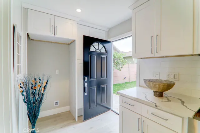 a bathroom with a tub and a sink