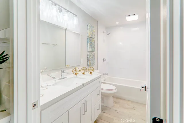 a view of a room with a window