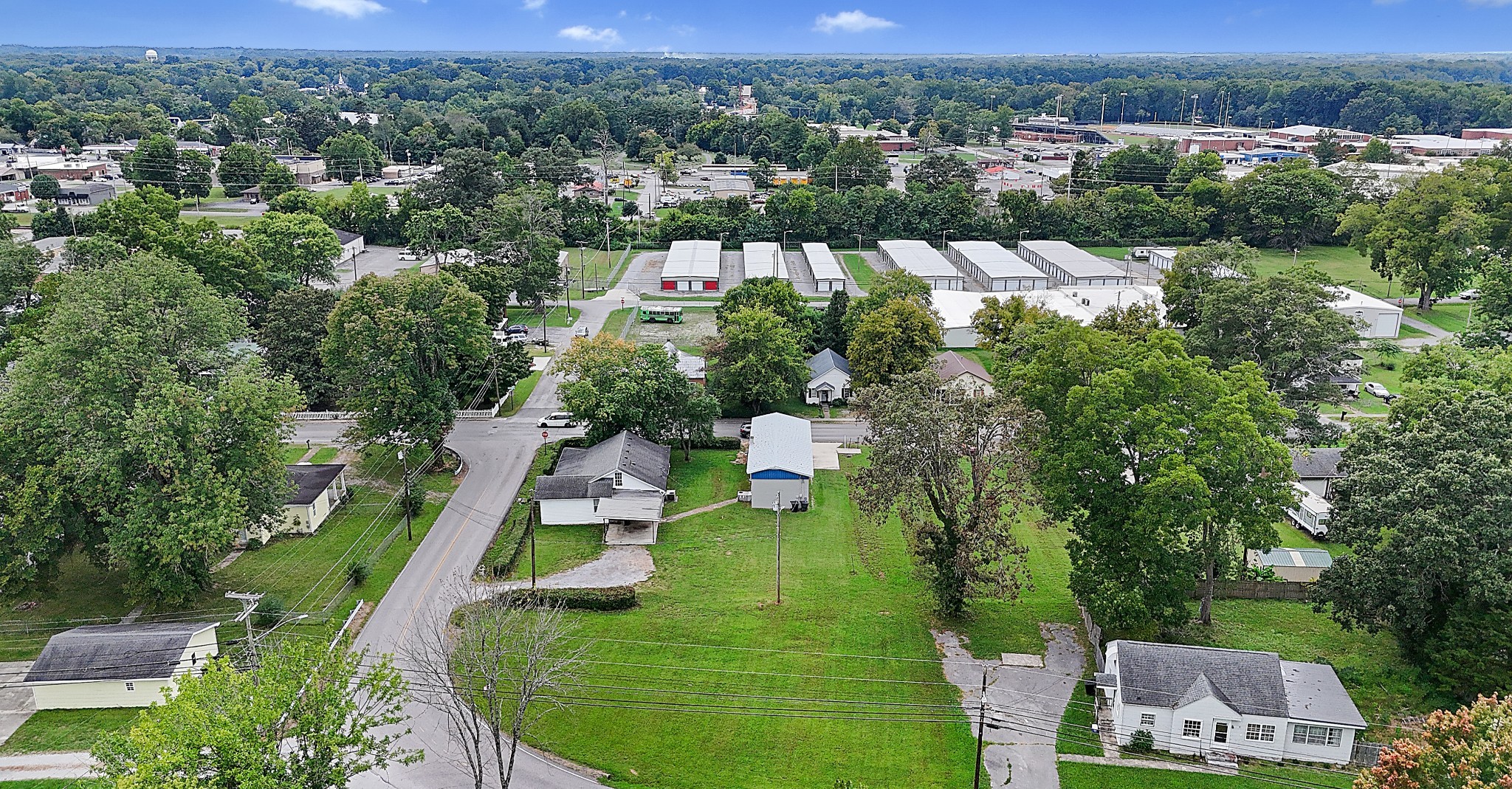802 North Washington Street Tullahoma, TN 37388 - Photo 17 of 37 an aerial view of house with yard swimming pool and outdoor seating