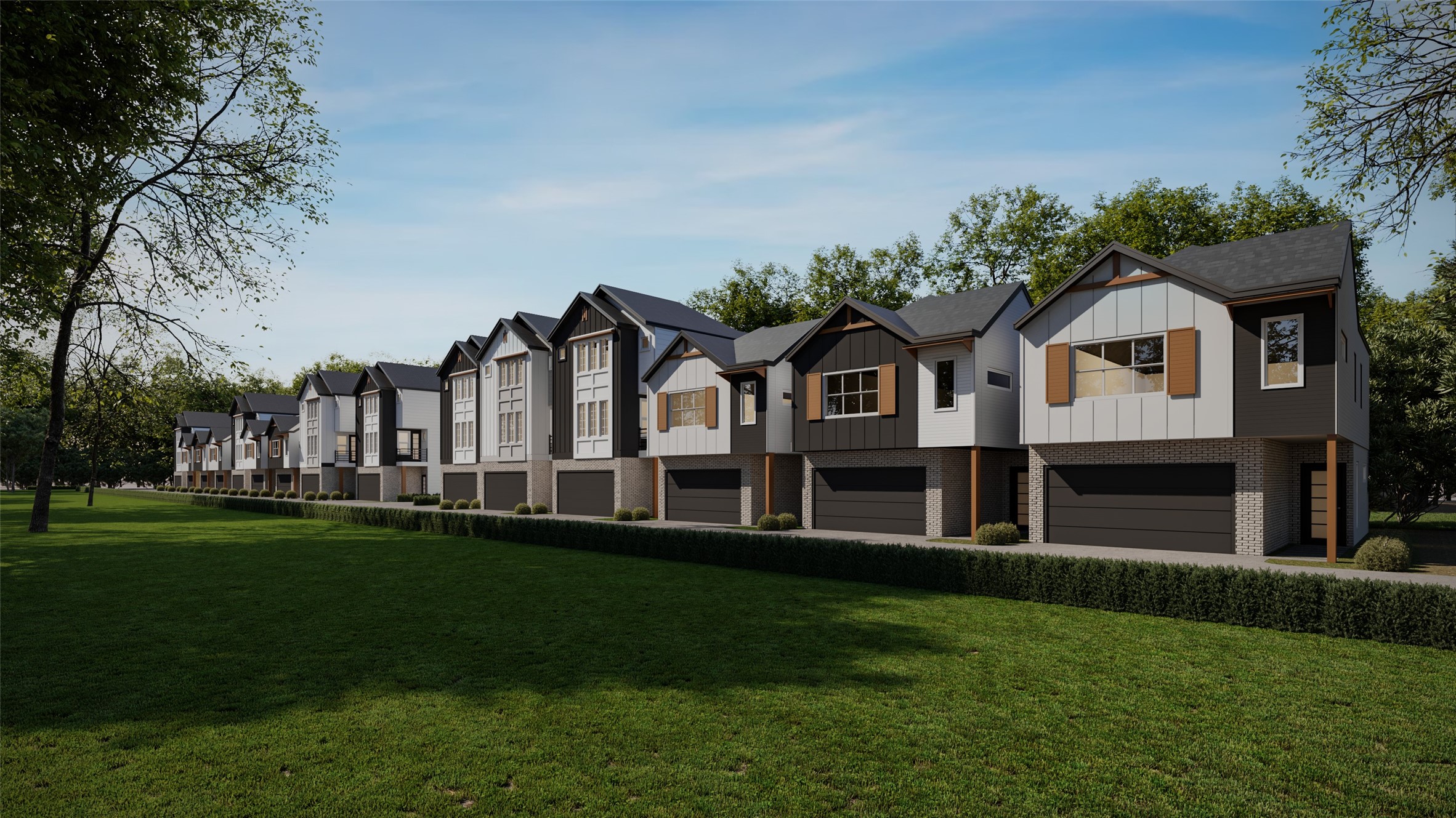 0 Mansfield Street Houston, TX 77091 - Photo 2 of 21 This community of homes can be situated in a lush, green lawn setting with mature trees, offering a blend of contemporary living and natural beauty.