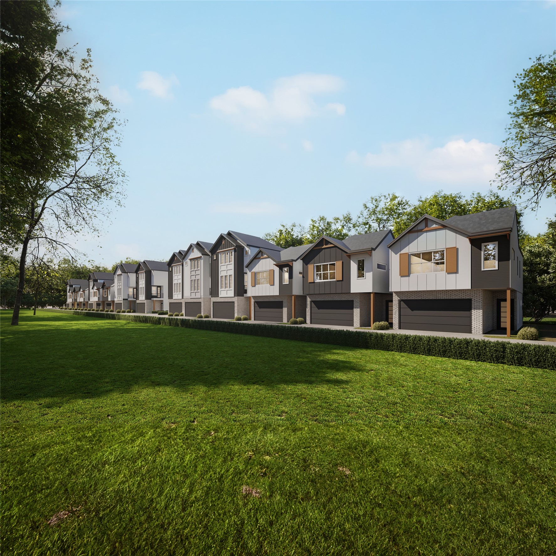 0 Mansfield Street Houston, TX 77091 - Photo 3 of 21 a front view of a house with garden