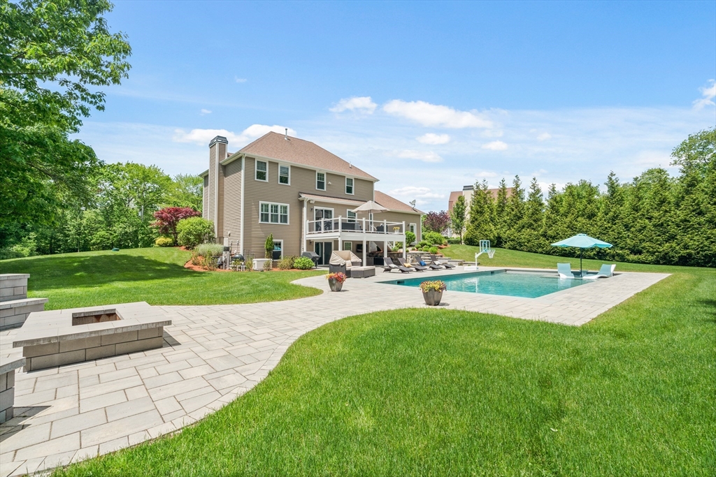 5 Clinton Drive Rehoboth, MA 02769 - Photo 29 of 37 a view of a house with a swimming pool and a yard