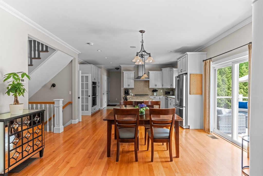5 Clinton Drive Rehoboth, MA 02769 - Photo 6 of 37 a view of a dining room with furniture window and wooden floor