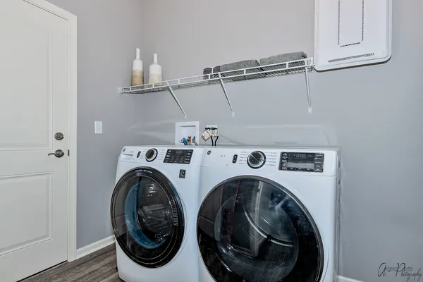 a aerial view of a house with big yard