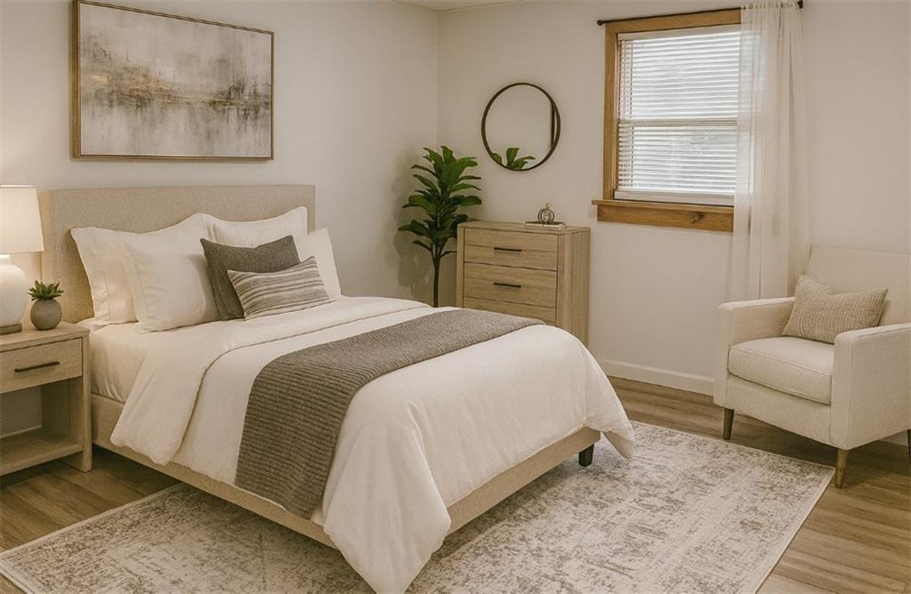 1339 Freeport Road Kittanning, PA 16201 - Photo 14 of 25 a bedroom with a bed and wooden floor