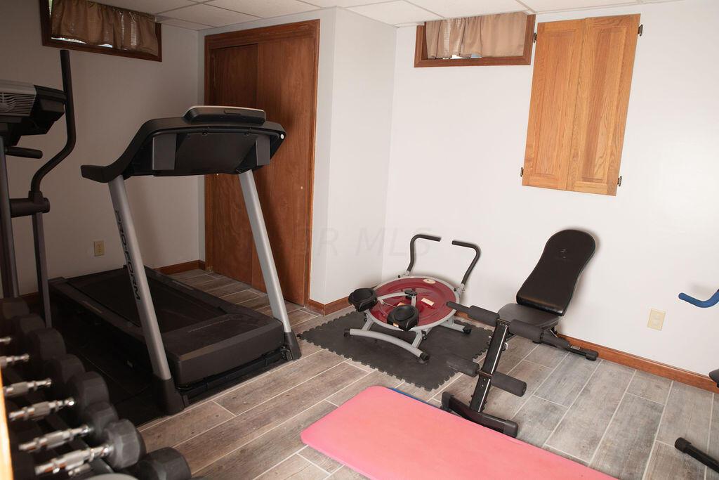 8857 Ringgold Fairfield Road Circleville, OH 43113 - Photo 21 of 36 Workout room and lower level