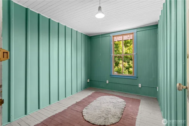 a very nice looking room with a large window