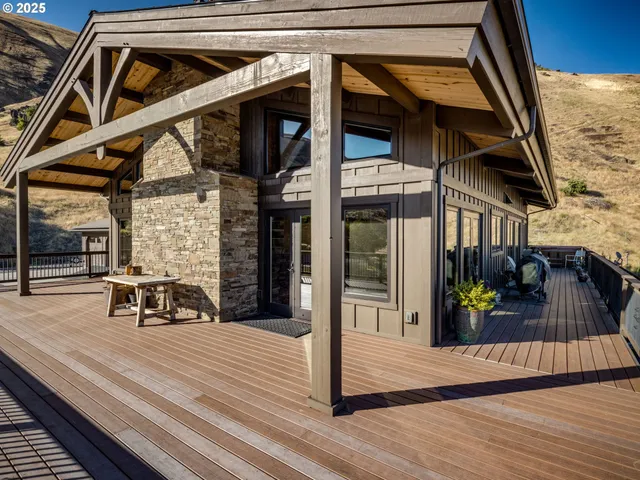 a view of a roof deck