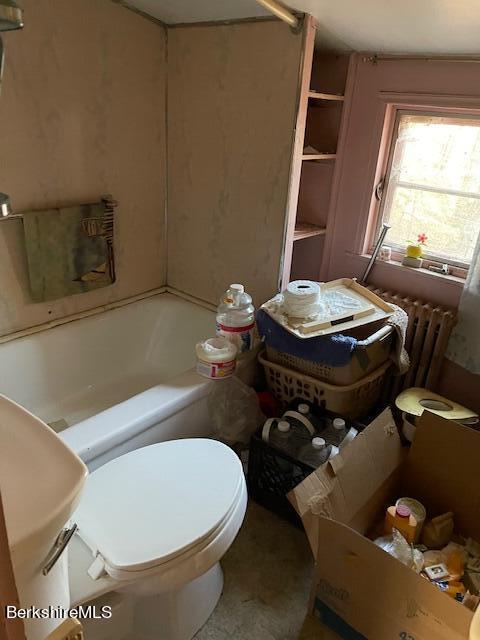 23 Judd Road Otis, MA 01253 - Photo 7 of 21 a bathroom with a granite countertop toilet and a sink