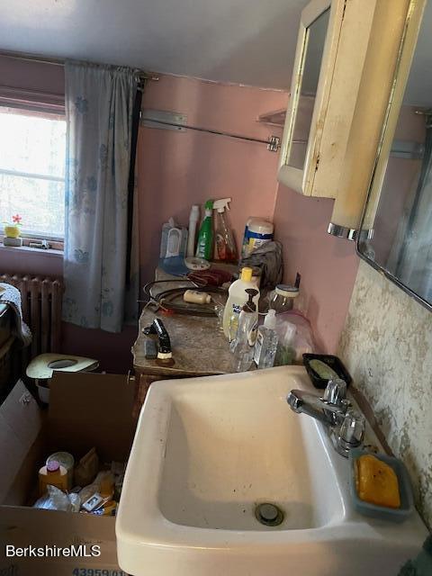 23 Judd Road Otis, MA 01253 - Photo 8 of 21 a bathroom with a sink mirror and toilet