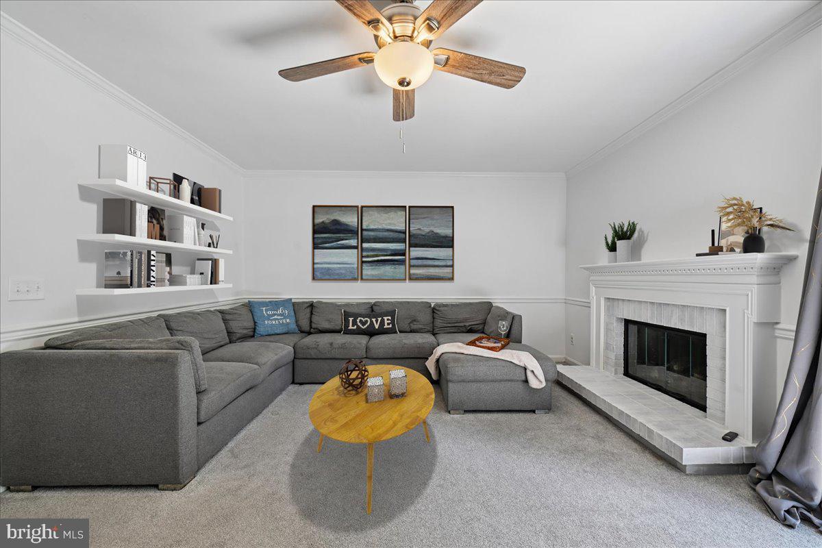 903 Brook Street Accokeek, MD 20607 - Photo 17 of 56 Family Room with Cozy Gas Fireplace