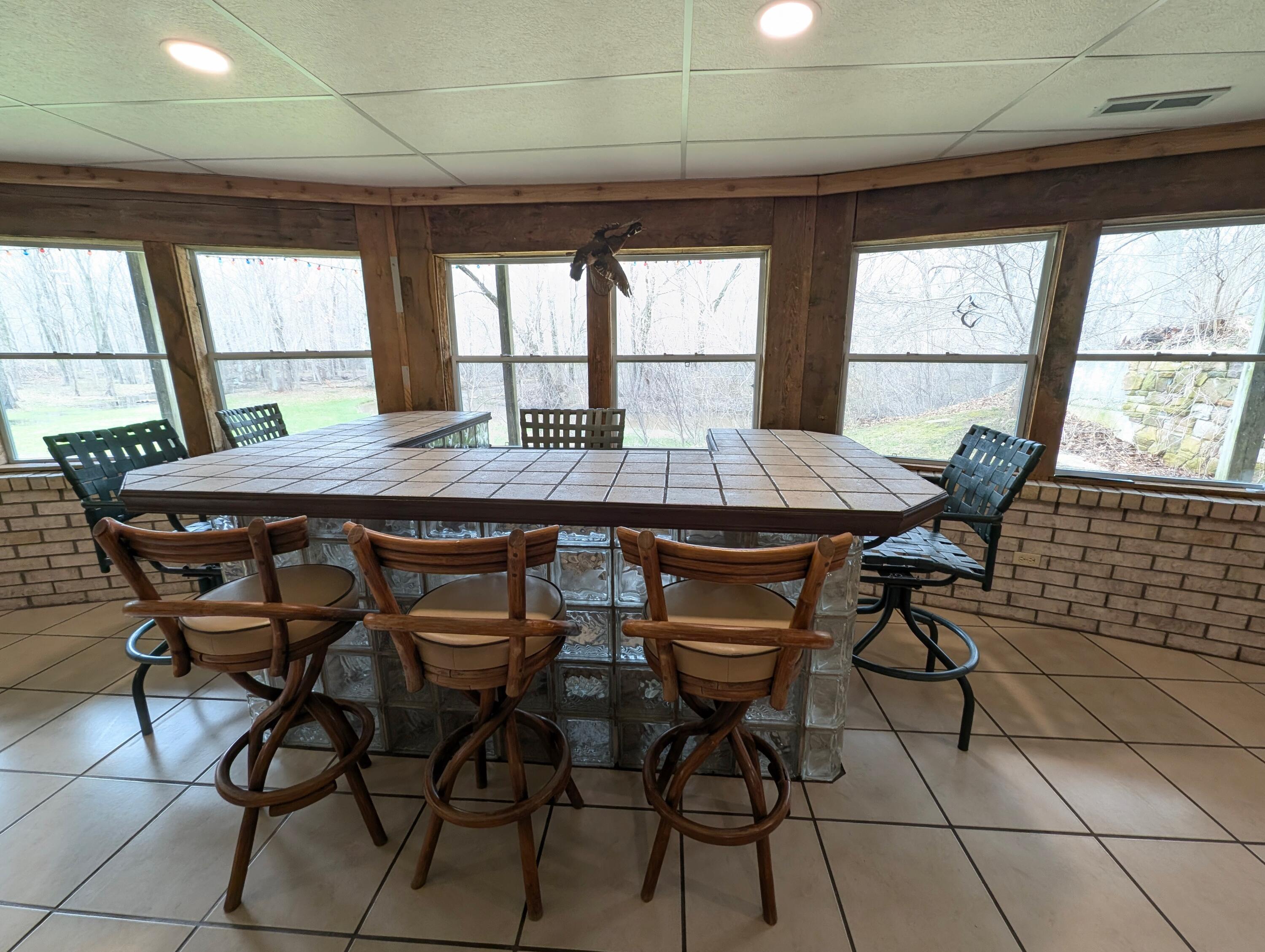 840 Black River Road Bangor, MI 49013 - Photo 29 of 42 Bar with View of River