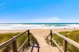 a view of ocean from a balcony