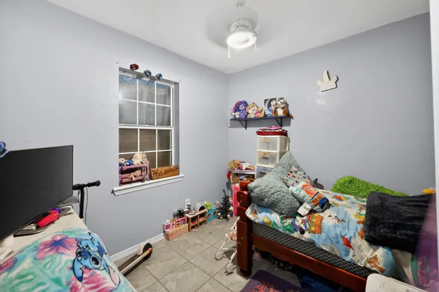 a room with toys and a couch