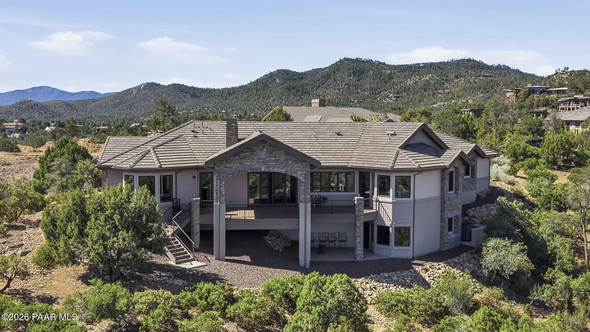 2120 Forest Mountain Road Prescott, AZ 86303 - Photo 9 of 10 9-Aerial Back 2