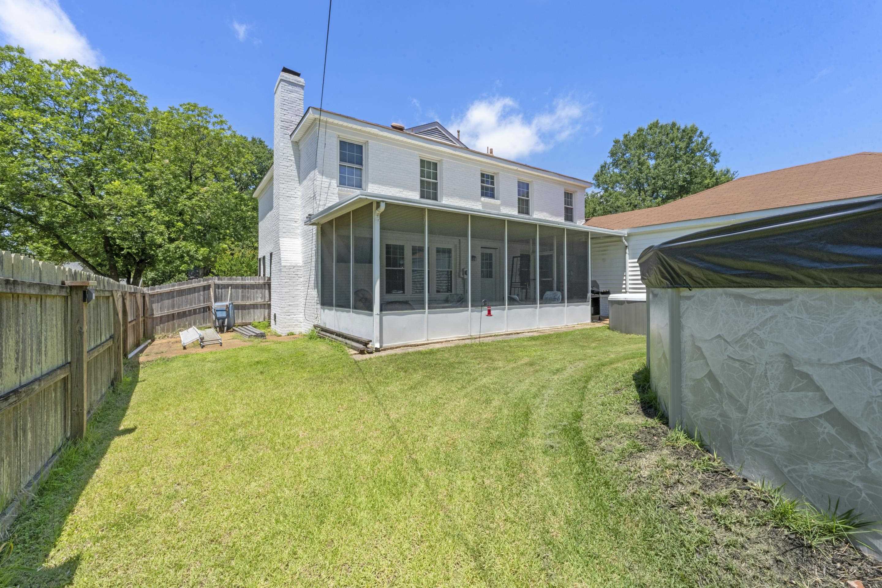 2218 Riverdale Road Germantown, TN 38138 - Photo 33 of 40 Spacious backyard featuring a screened porch, and plenty of room for outdoor entertaining.