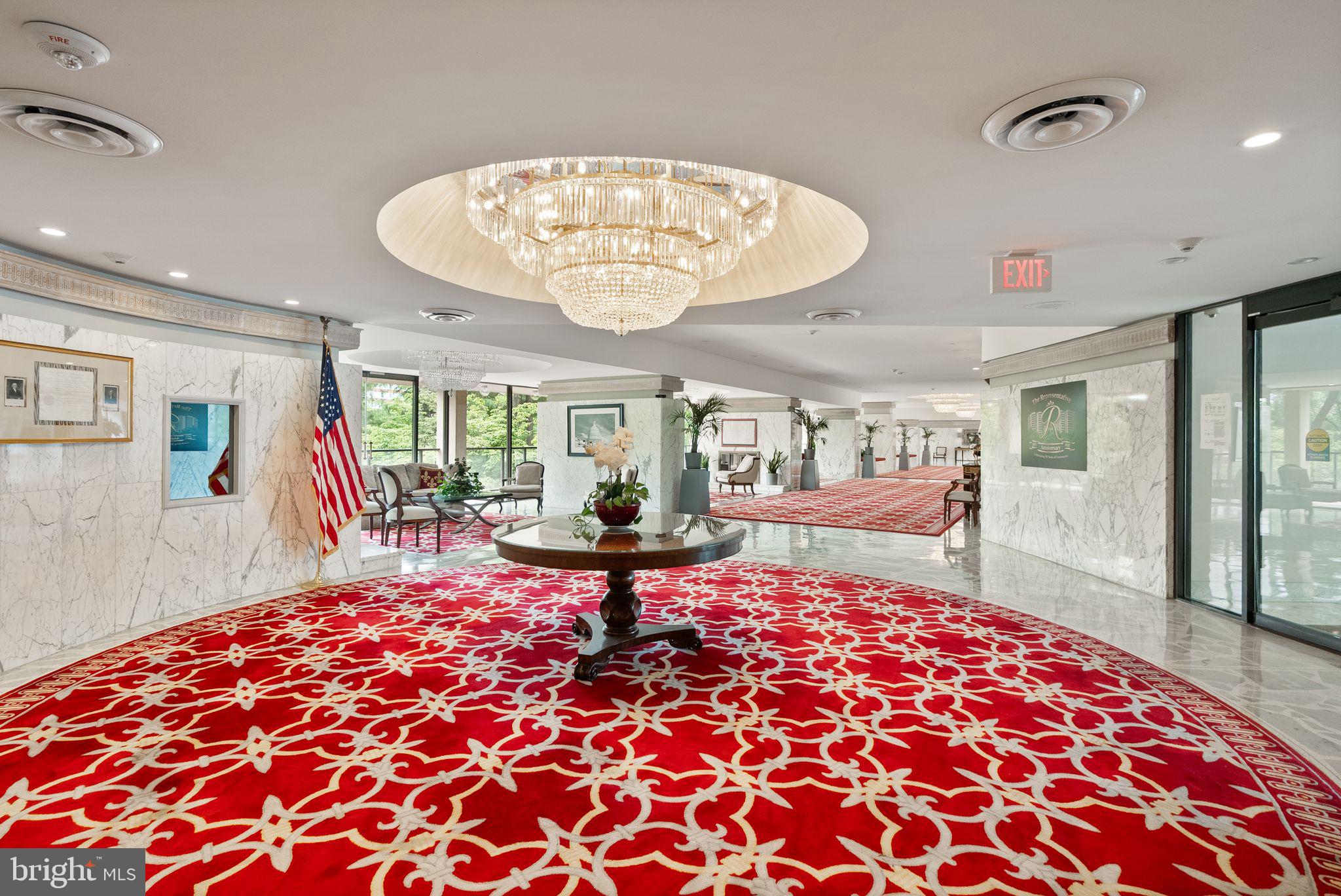 1101 South Arlington Ridge Road, Unit 608 Arlington, VA 22202 - Photo 5 of 53 Beautiful lobby!
