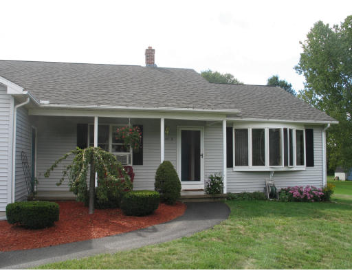 149 Depot Road Hatfield, MA 01038 - Photo 2 of 7 a front view of a house with garden