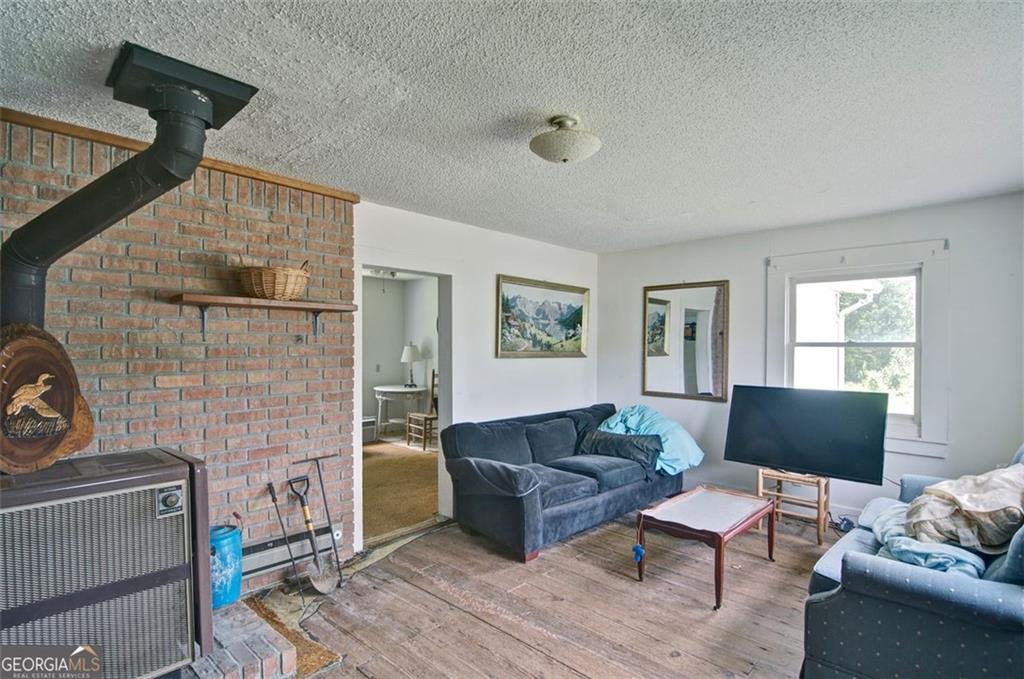 2165 Townsend Mill Road Young Harris, GA 30582 - Photo 10 of 12 a living room with furniture and a fireplace