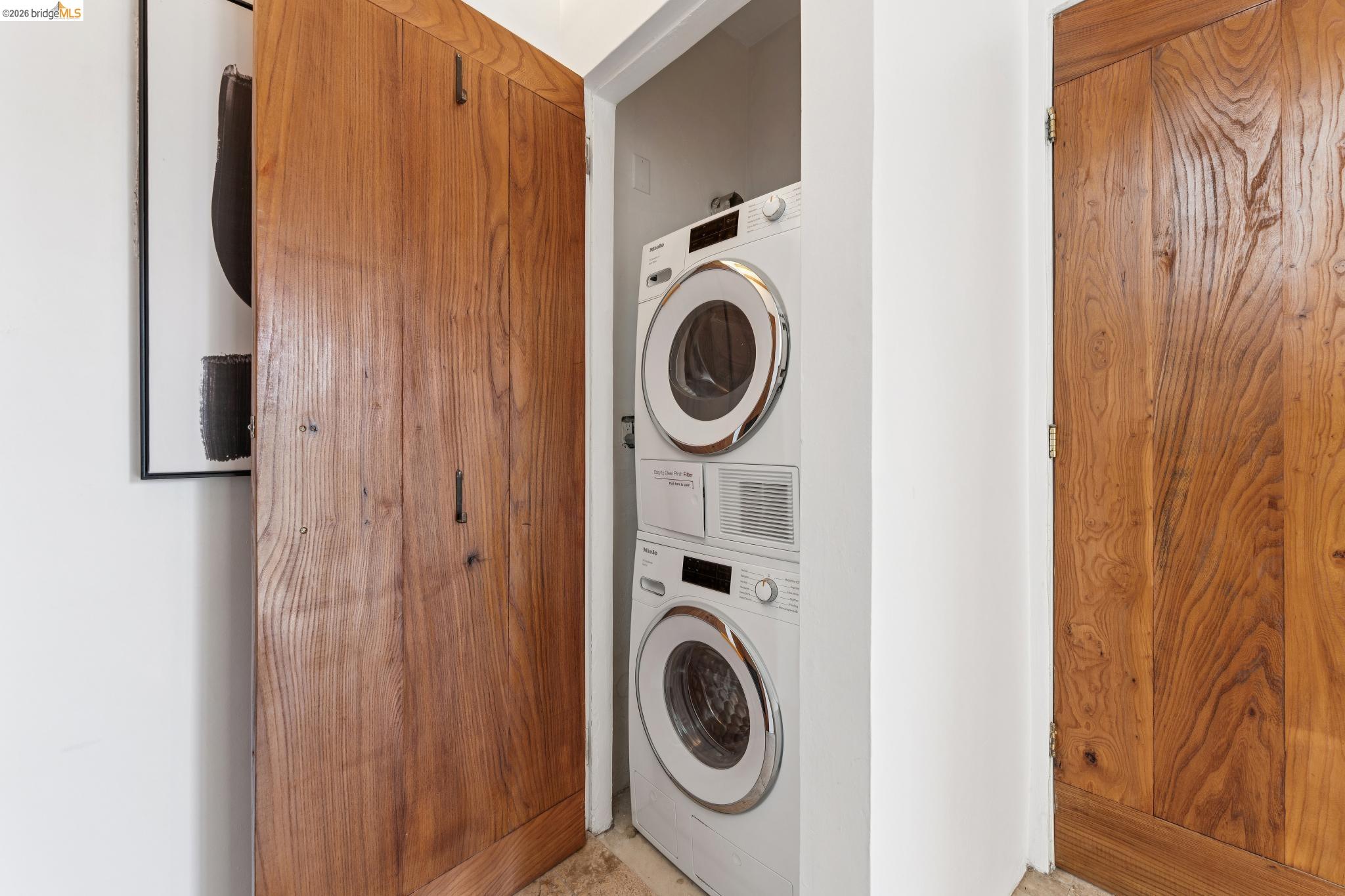 2015 Delaware Street Berkeley, CA 94709 - Photo 24 of 60 Laundry area featuring stacked washer / drying machine