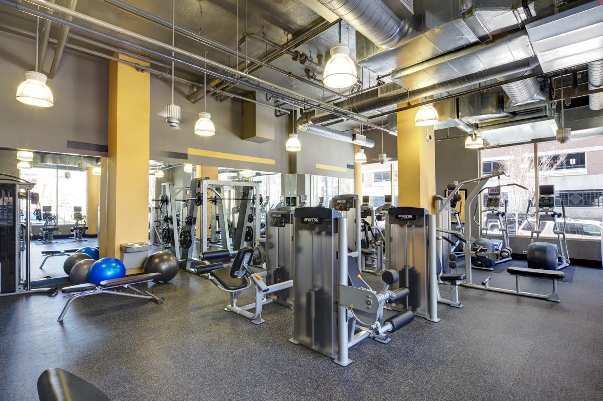 1450 Washington Street, Unit 609 Hoboken, NJ 07030 - Photo 16 of 30 a view of a room with gym equipment