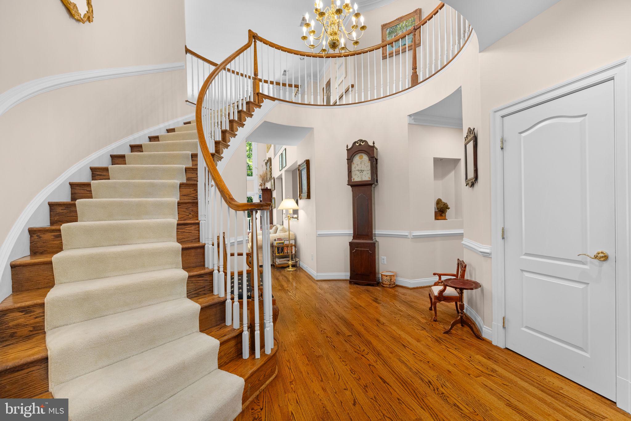 897 Chinquapin Road McLean, VA 22102 - Photo 32 of 66 a view of entryway and hall with wooden floor