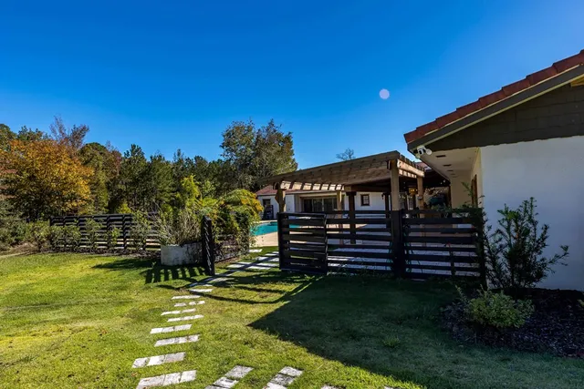 a view of outdoor space with trees