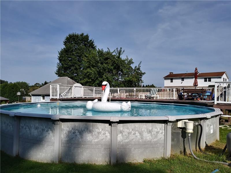 632 Cemetery Road Perryopolis, PA 15473 - Photo 19 of 25 Deck & Above Ground Pool