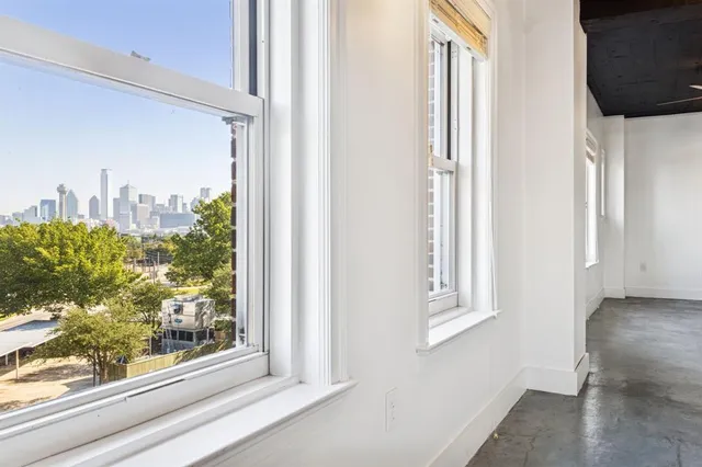 a view of a storage room