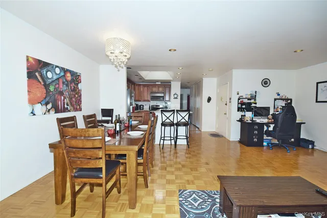 a view of swimming pool and front door