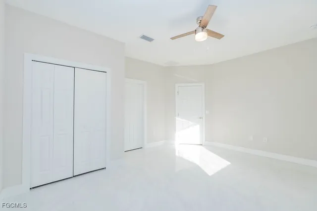 a view of an empty room